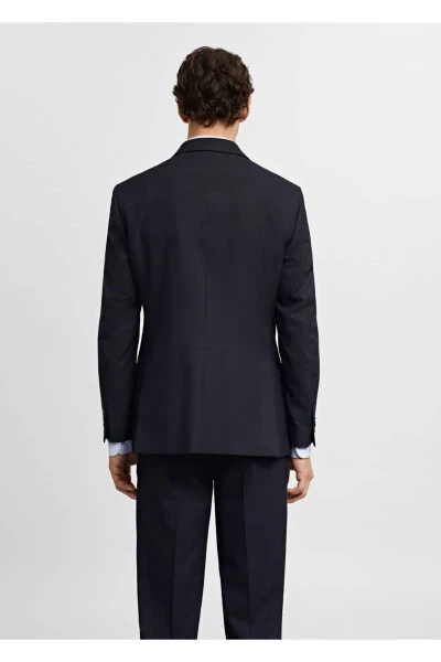 Slim fit blazer with stretch - 4