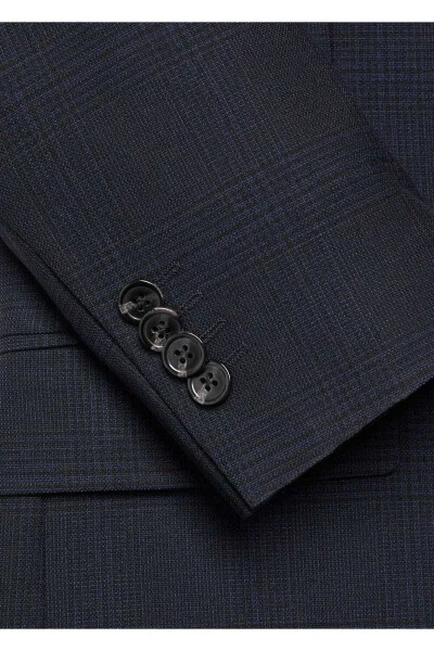 Slim fit blazer with stretch - 5