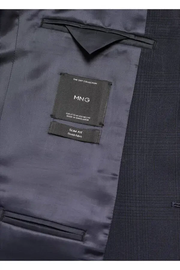 Slim fit blazer with stretch - 6