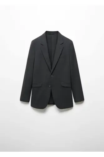 Slim Fit Bleyzer Jaket - Qora - 3