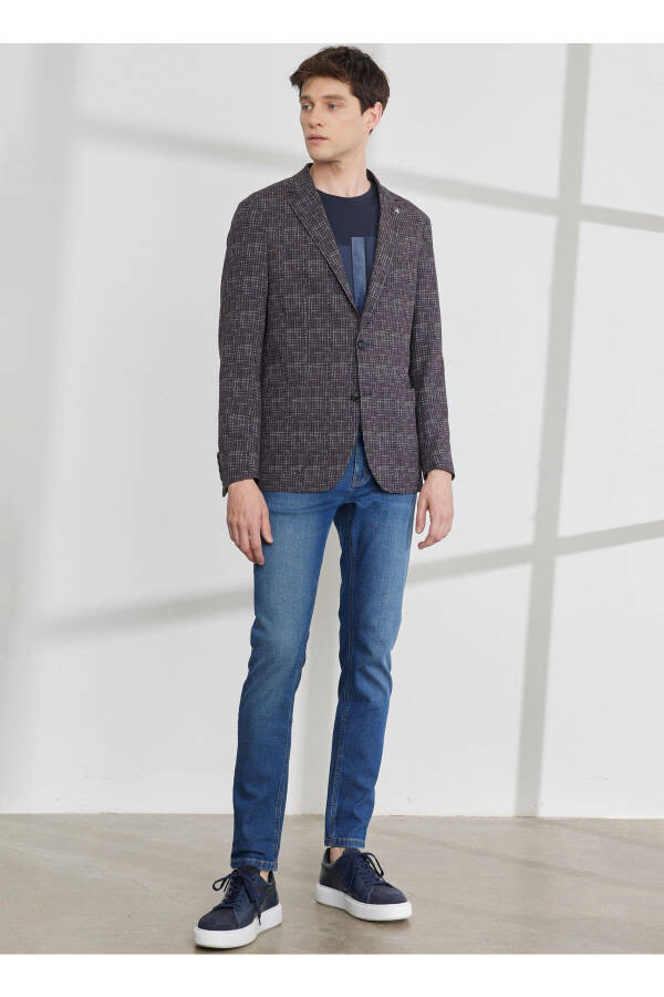 Slim Fit Bordo Erkek Ceket 4a0423200014 - 2