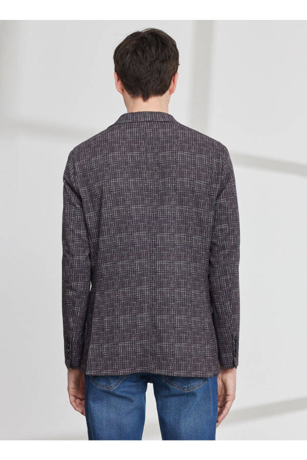 Slim Fit Bordo Erkek Ceket 4a0423200014 - 6