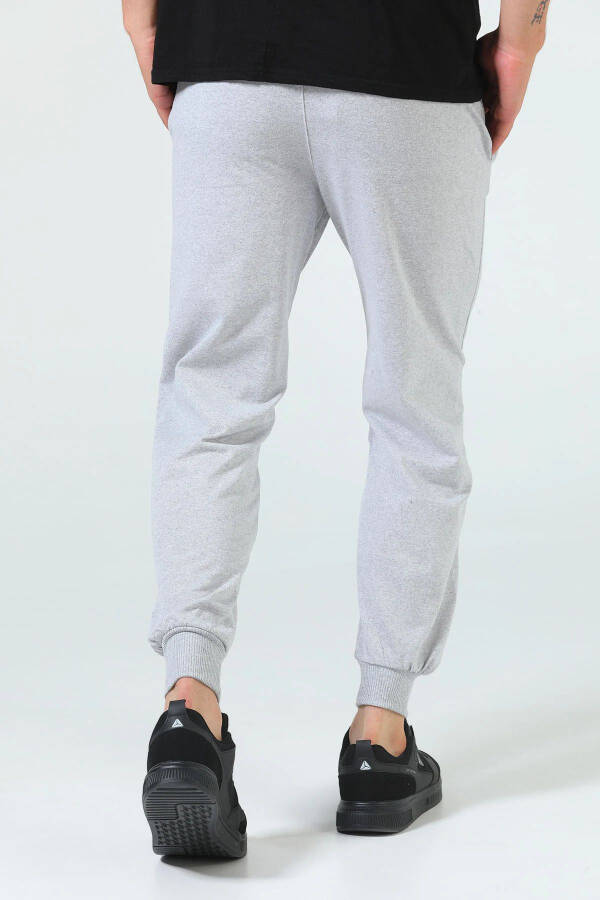 Slim Fit Bo'shash Kelishgan Belga Bog'lab Qo'yiladigan Yon Cho'ntakli 100% Paxta Jogger Shimlar - 4