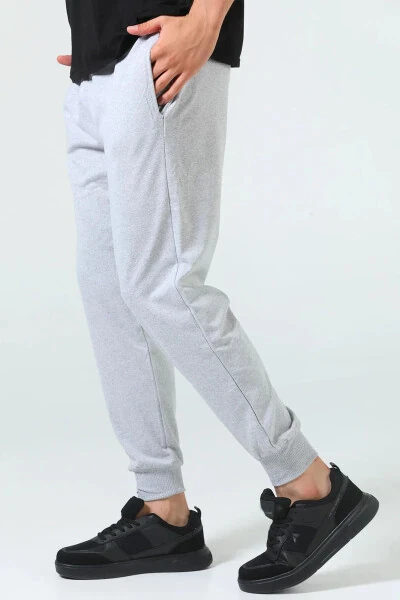 Slim Fit Bo'shash Kelishgan Belga Bog'lab Qo'yiladigan Yon Cho'ntakli 100% Paxta Jogger Shimlar - Modazone (1)