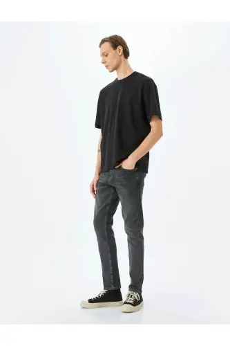 Slim Fit Brad Jean Anthracite Men's Jean Pants 5s - 1