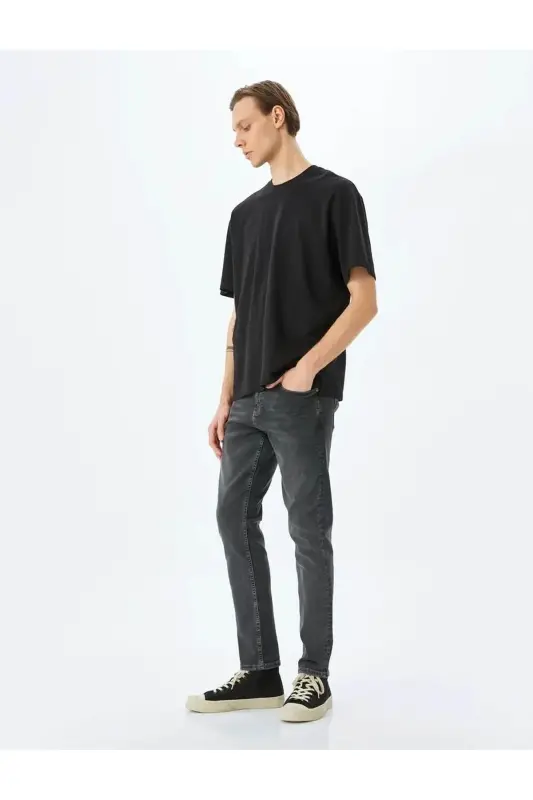 Slim Fit Brad Jean Anthracite Men's Jean Pants 5s - 1