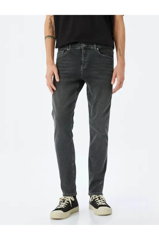 Slim Fit Brad Jean Anthracite Men's Jean Pants 5s - 3