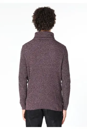 Slim Fit Burgundy Men's Sweater - COLIN’S (1)