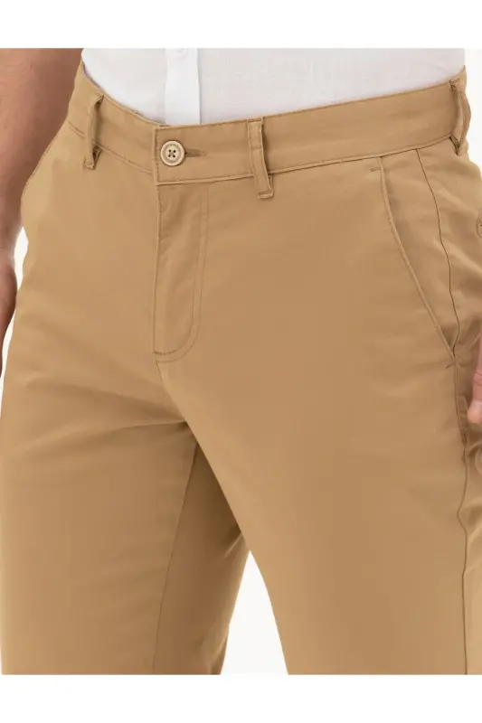 Slim fit, canvas trousers. - 6