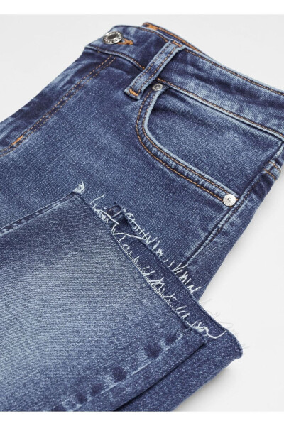 Slim Fit Capri Denim Jeans - 6
