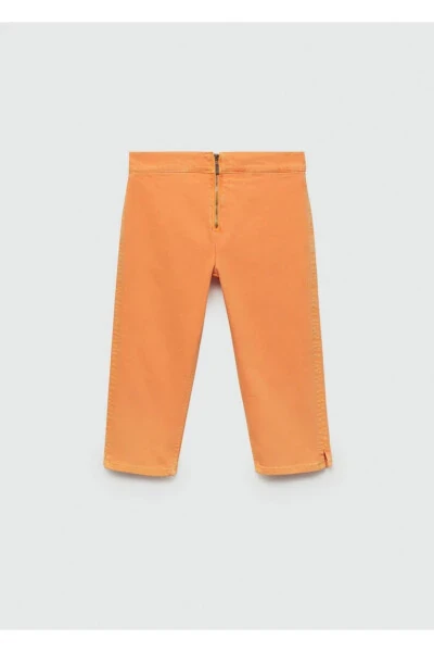 Slim Fit Capri Zipped Jeans - 3