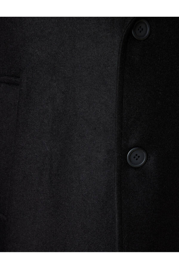 Slim Fit cashmere coat with pocket details. - 12