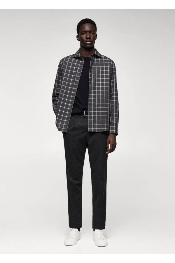 Slim Fit Checked Shirt - 2