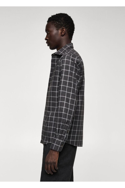 Slim Fit Checked Shirt - 7
