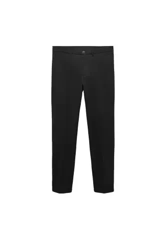 Slim fit chino trousers-Black - 2