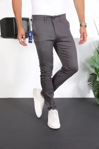 Slim Fit Chino Zig'ir Shim - Antratsit 