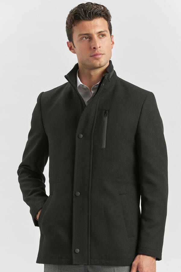 Slim Fit Classic Coat - 7