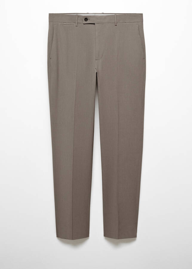 Slim fit cool wool suit pants - 3