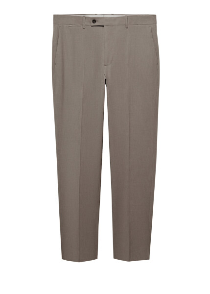 Slim fit cool wool suit pants - 8