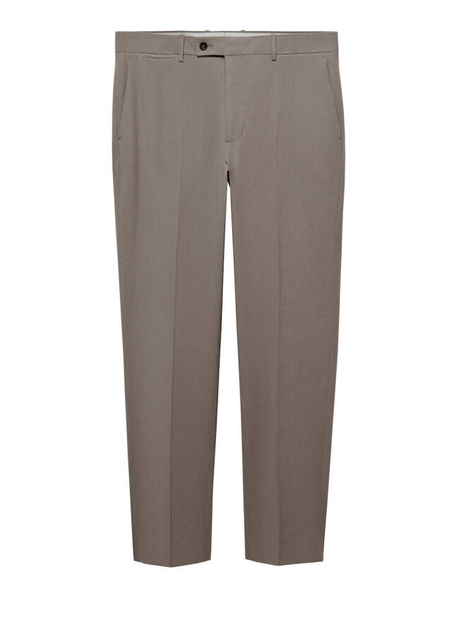 Slim fit cool wool suit pants - 8