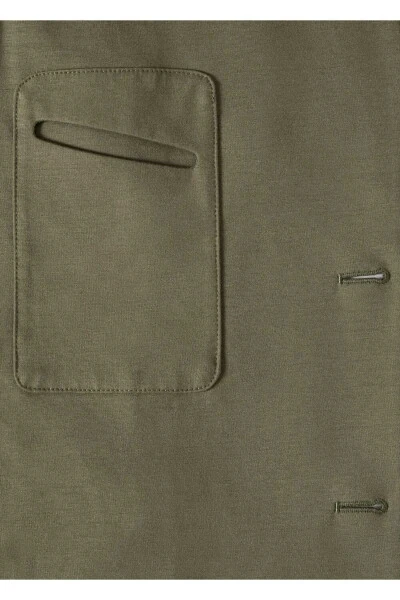 Slim Fit Cotton Jacket - 5