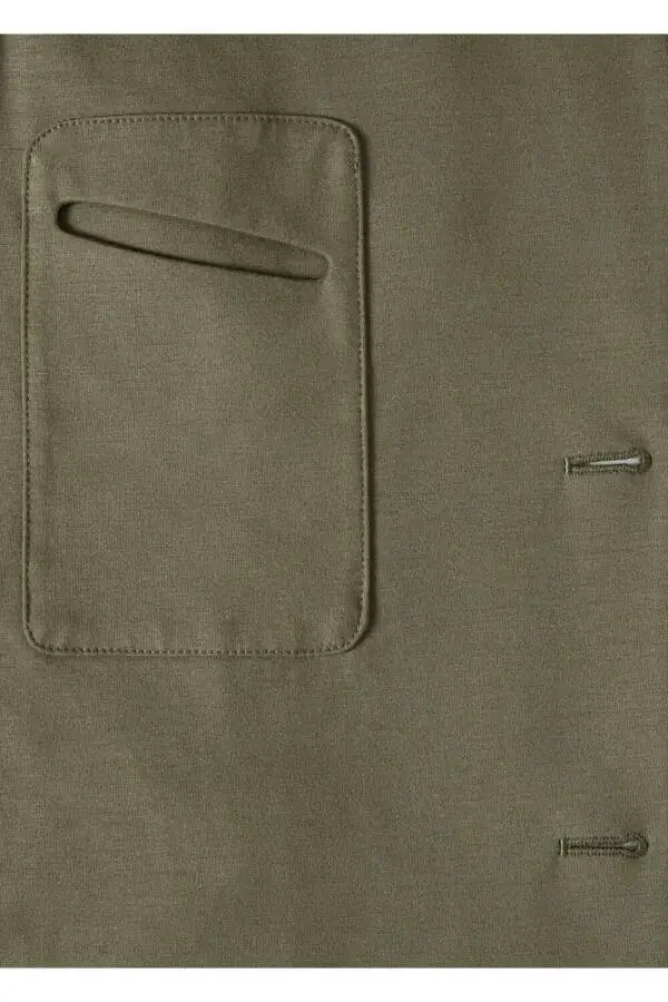 Slim Fit Cotton Jacket - 5