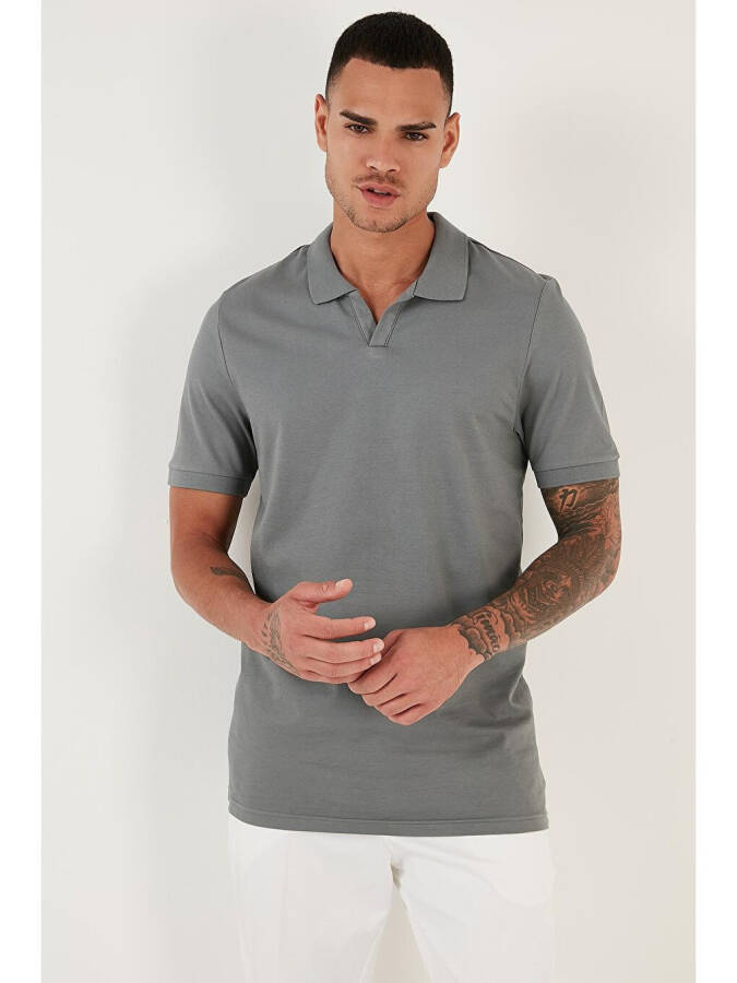 Slim Fit Cotton Polo T Shirt 5902141 - 3