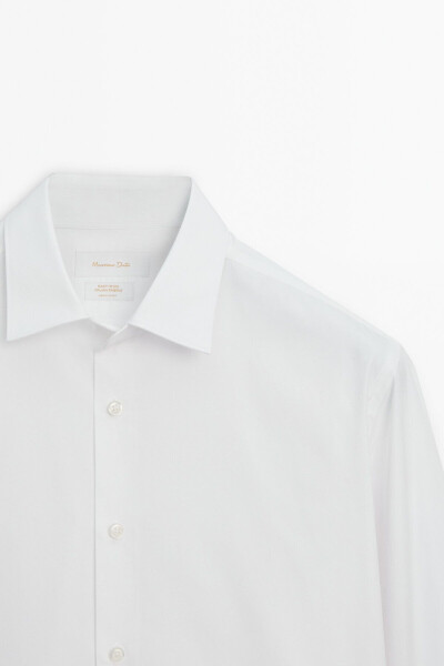 Slim fit cotton poplin shirt - 7