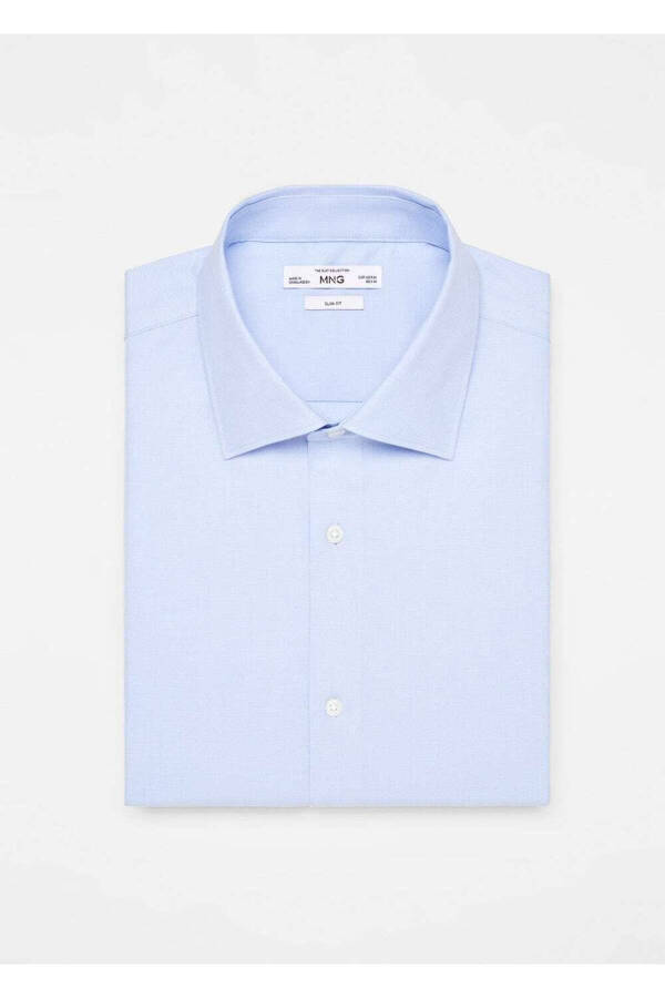 Slim Fit Cotton Poplin Shirt - 5