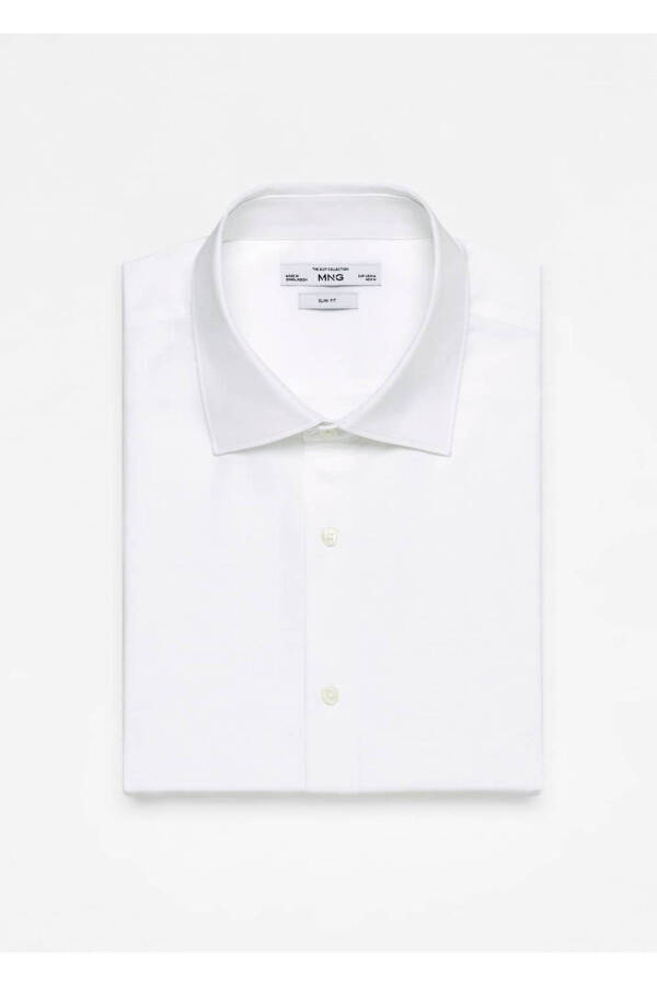Slim Fit Cotton Poplin Shirt - 7