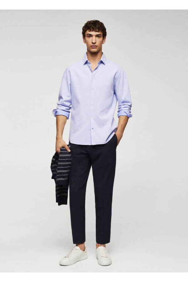 Slim Fit Cotton Shirt - 2