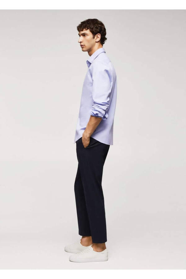 Slim Fit Cotton Shirt - 8
