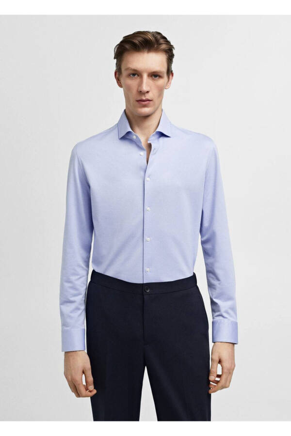 Slim fit cotton shirt - 1