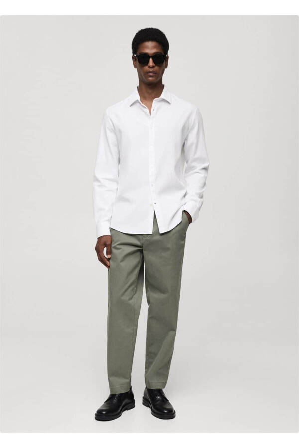 Slim Fit Cotton Shirt - 2