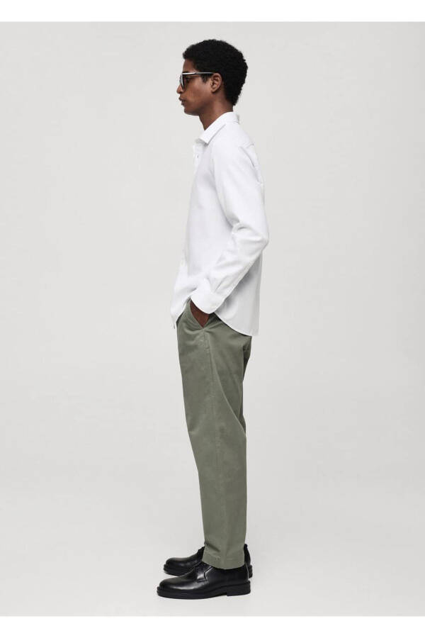 Slim Fit Cotton Shirt - 5