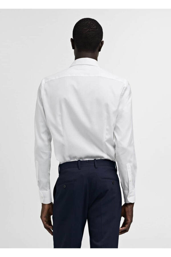 Slim fit cotton shirt - 4