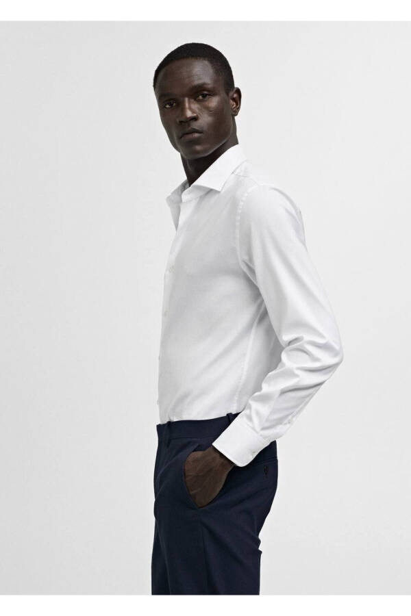 Slim fit cotton shirt - 5