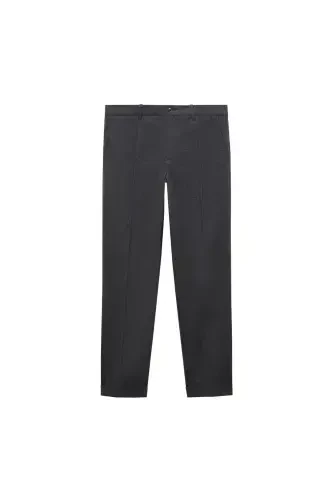 Slim Fit Cotton Trousers - 2