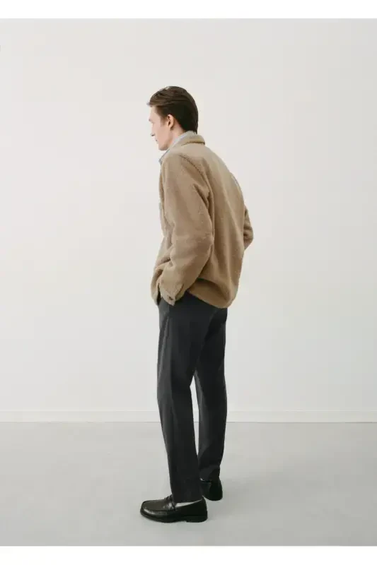 Slim Fit Cotton Trousers - 6