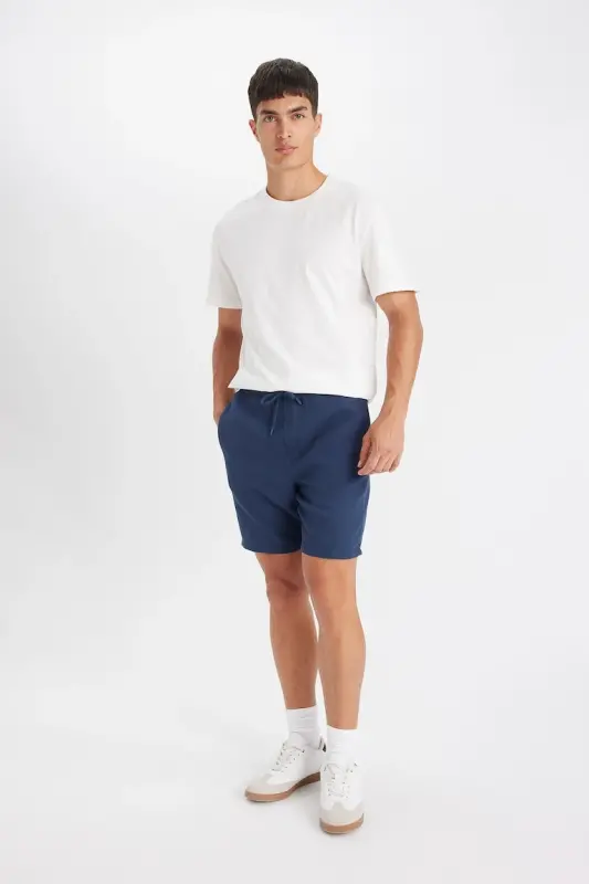 Slim Fit Crew Neck Premium Quality Basic Short Sleeve Cotton T-Shirt White - 1