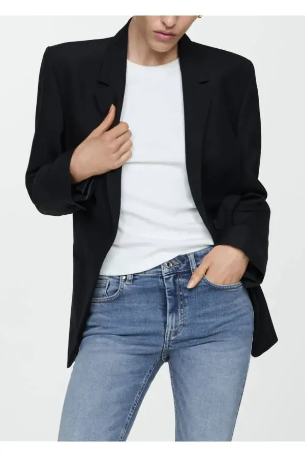 Slim fit denim bermuda shorts - 7