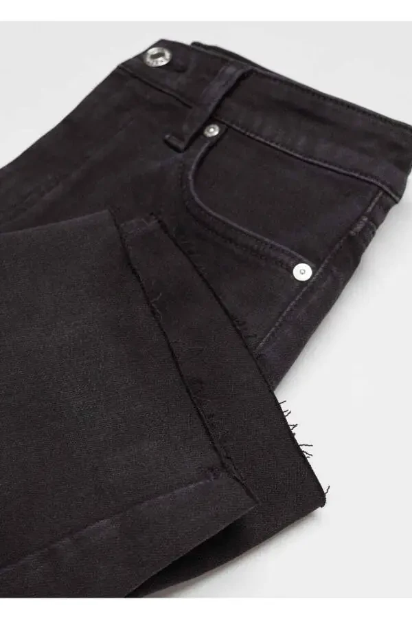 Slim fit denim bermuda shorts - 6