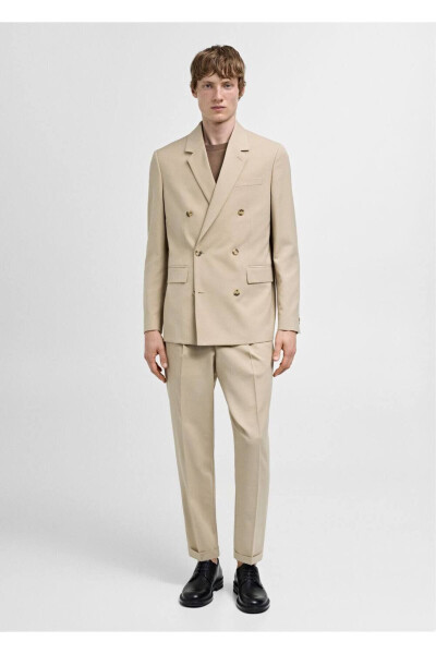 Slim-fit double-breasted blazer - 3