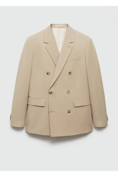 Slim-fit double-breasted blazer - 4