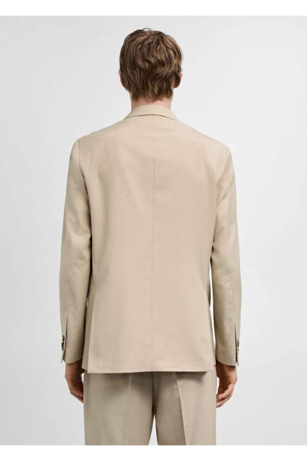 Slim-fit double-breasted blazer - 5