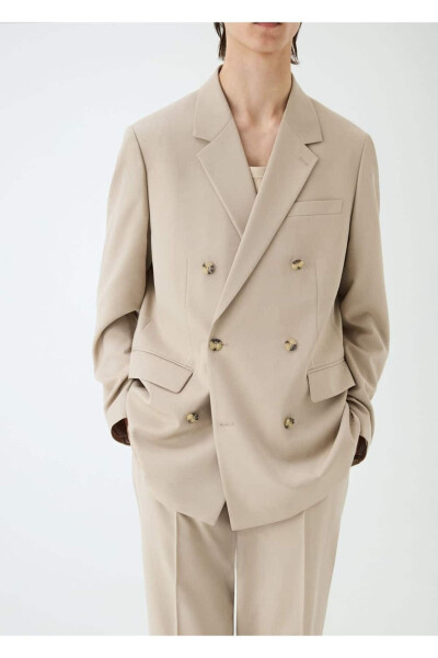 Slim-fit double-breasted blazer - 7