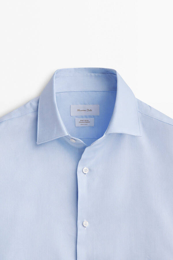 Slim fit, easy iron, textured shirt - 7