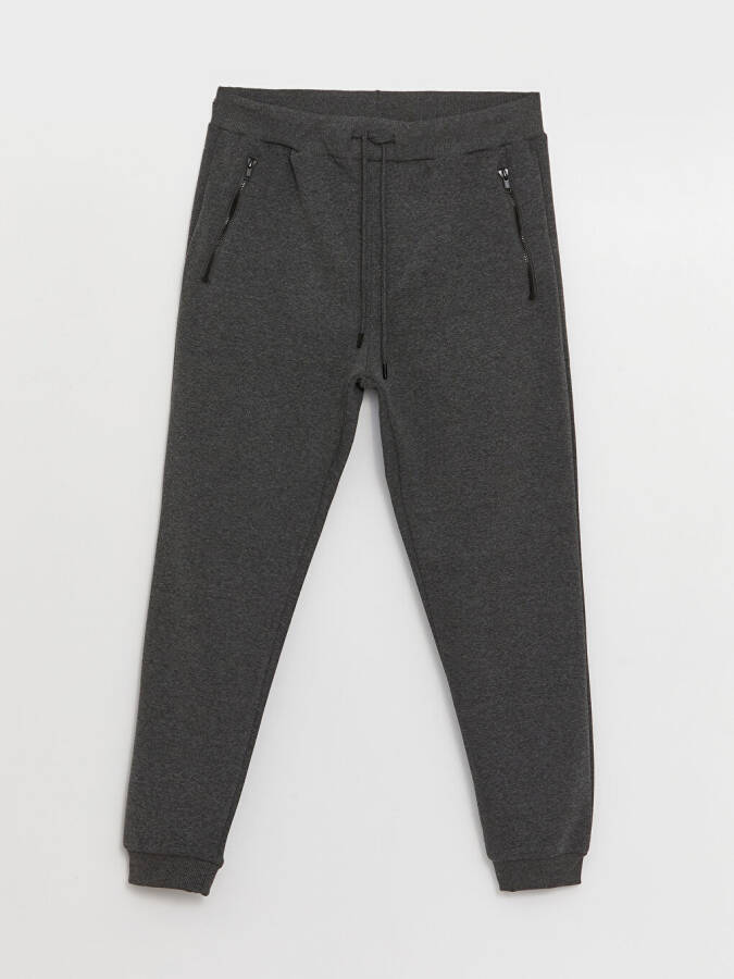Slim Fit Erkak Qalin Jogger Sport Shimi - Antrasit - 6