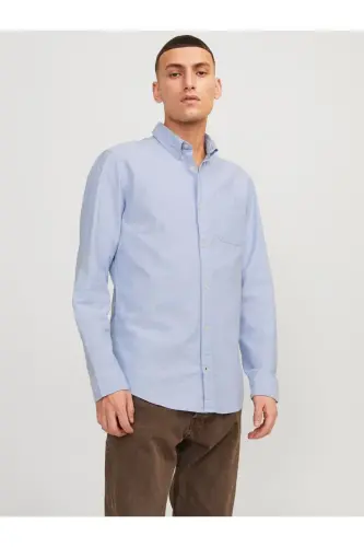 JJEOXFORD SHIRT LS NOOS - White 