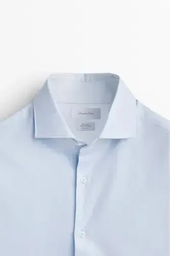 Slim Fit Ikki Qo'ltiqlik Qovurg'ali Ko'ylak - 6